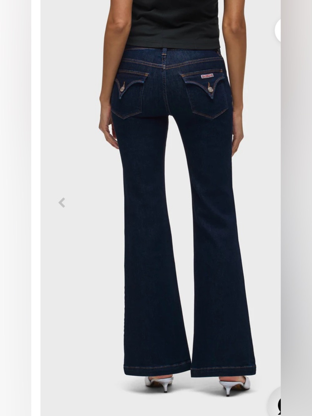Hudson Jeans Dark Blue Wide Leg Jeans